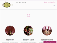 Tablet Screenshot of cuteandclassyevents.com